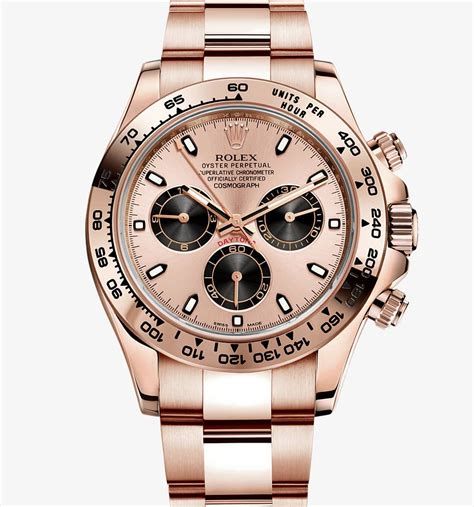 rolex daytona everose gold replica|rose gold rolex daytona price.